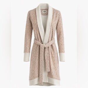 UGG Karoline Fleece Robe Micro Leopard Size L